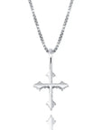 TOPGRILLZ 925 Sterling Silver Women Pendant Iced Cubic Zirconia Cross Pendant Fashion Hip Hop Jewelry For Gift