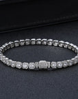 Women's Iced Shiny AAAAA Zircon Tennis Chain Hip-hop Rock Miami Tennis Necklace Jewelry Free Laser LOGO