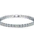 High quality 925 silver tennis bracelet, exquisite hip-hop fashion, original design for men and women, bracelet jewelry gift
