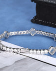 NY Fashion Design Dainty Tennis Chain Gold/Silver Plated Zircon Bracelet Luxury Hip Hop Jewelry for Men Women party Gift