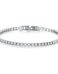 High quality 925 silver tennis bracelet, exquisite hip-hop fashion, original design for men and women, bracelet jewelry gift