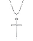 925 Sterling Silver Chain Necklace Personalized Hip Hop Cross Zircon Pendant Necklace for Women Men Party Fashion Jewelry Gift