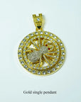 Men's Hip Hop Rotatable Spider Pendant Necklace - Gothic Cuban Chain, Iced Out Streetwear Jewelry,Trendy Unisex Gift for Rappers