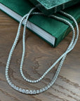 2022 Fashion 4mm 5mm Hip Hop Gold Color Silver Color Gothic Tennis Necklace Neck Chain Long for Men Male Women Jewellery