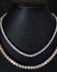 2022 Fashion 4mm 5mm Hip Hop Gold Color Silver Color Gothic Tennis Necklace Neck Chain Long for Men Male Women Jewellery