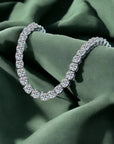 Certified Moissanite 925 Sterling Silver Men's and Women's Tennis Chain Necklace Fashion Jewelry