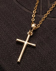 925 Sterling Silver Chain Necklace Personalized Hip Hop Cross Zircon Pendant Necklace for Women Men Party Fashion Jewelry Gift