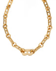 G&D 2023 New Hiphop Punk Luxury Design Letter B Charm Choker Gold Color Goth Jewelry Chunky Chain Necklace for Women Party Gift