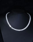 Hip Hop Jewelry 7/10/12mm Tennis Chain Necklace Bling Iced Zircon Cluster Diamond Gold Plated Choker for Women Men Party Gift